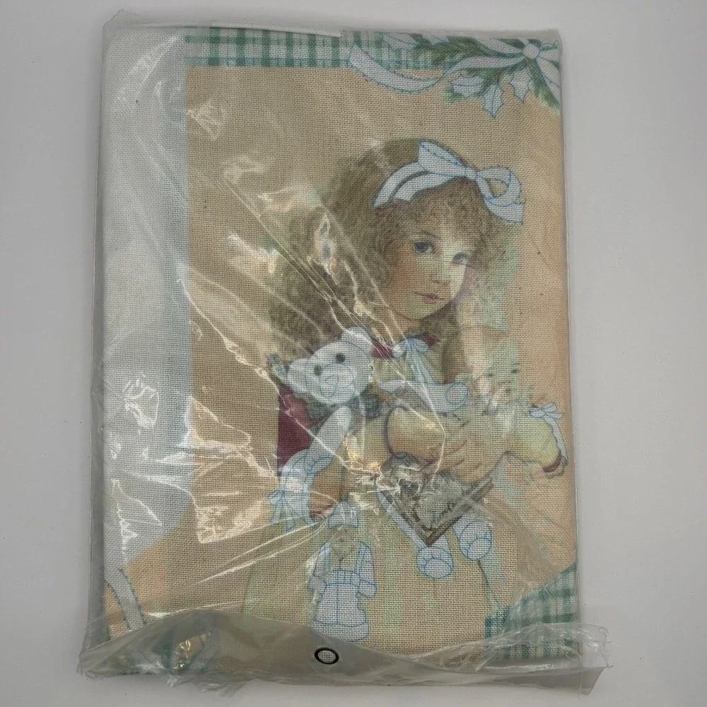 Vtg Needle Treasures Carol Stocking Crewel Kit 00839 Jan Hagara Open Complete